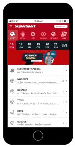 supersport mobilna aplikacija
